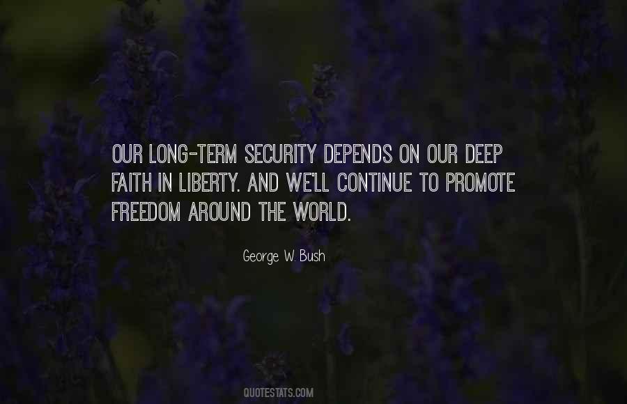 Quotes About Freedom And Security #29877