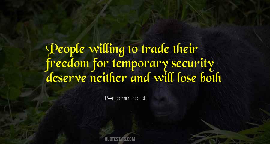 Quotes About Freedom And Security #740114