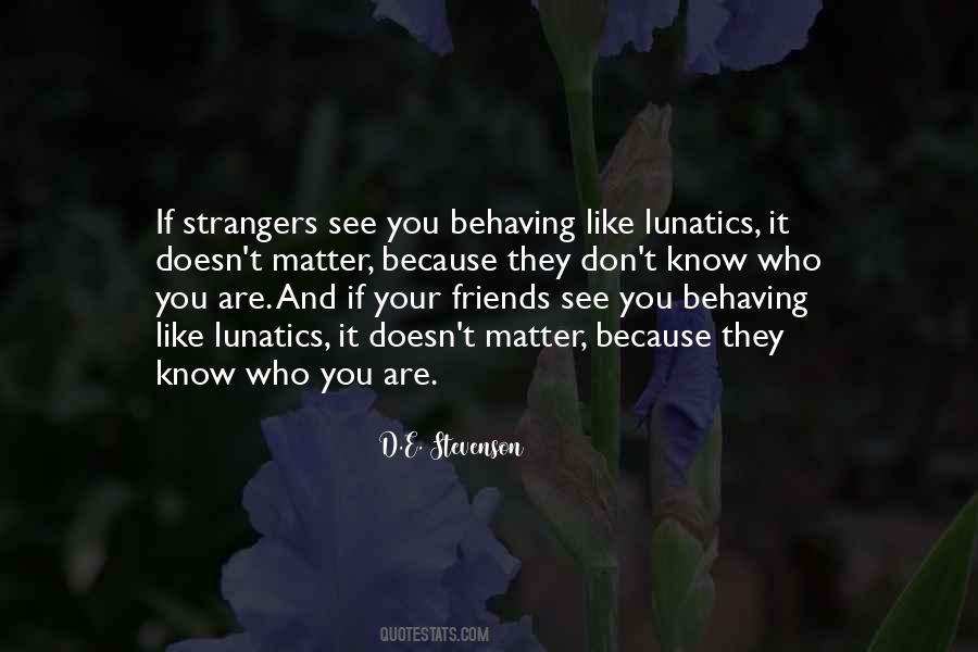 Quotes About Strangers As Friends #576967