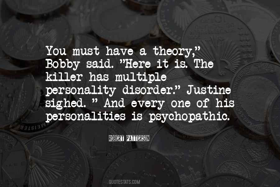 Quotes About Multiple Personality #1346345