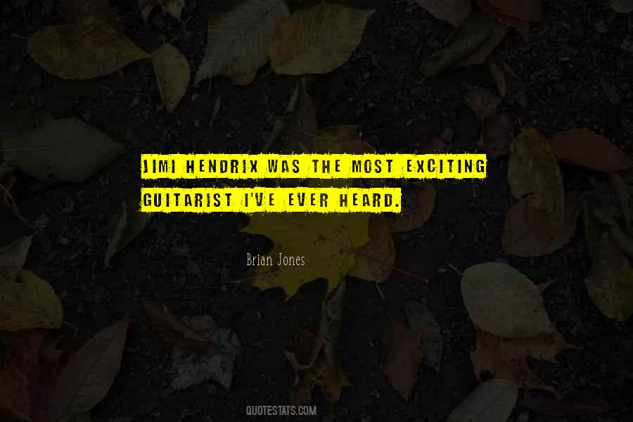 Quotes About Hendrix #1116059