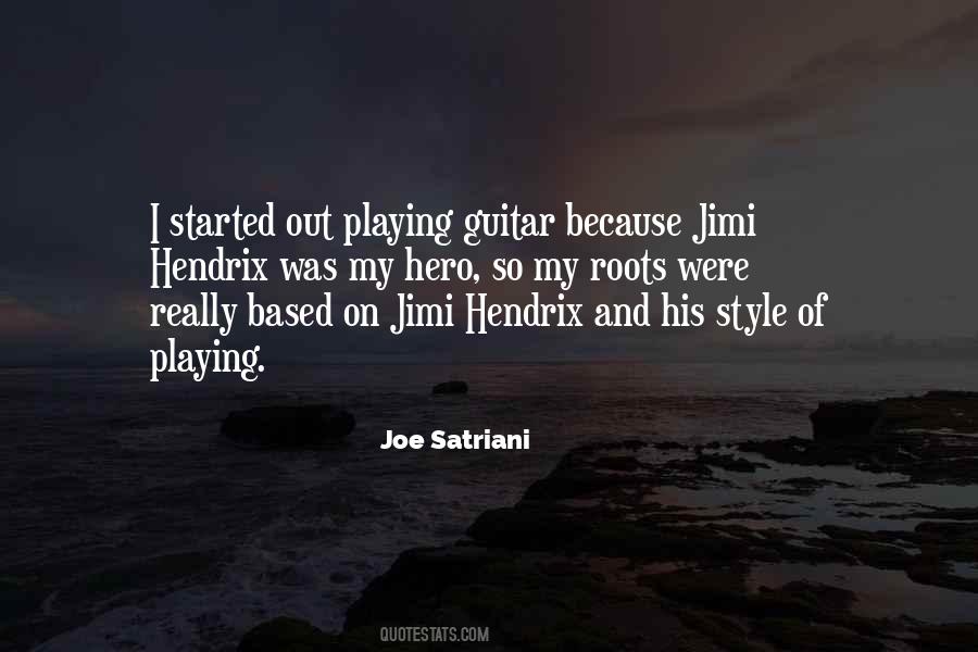Quotes About Hendrix #1419702
