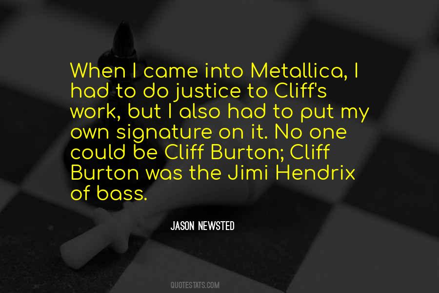 Quotes About Hendrix #1548079