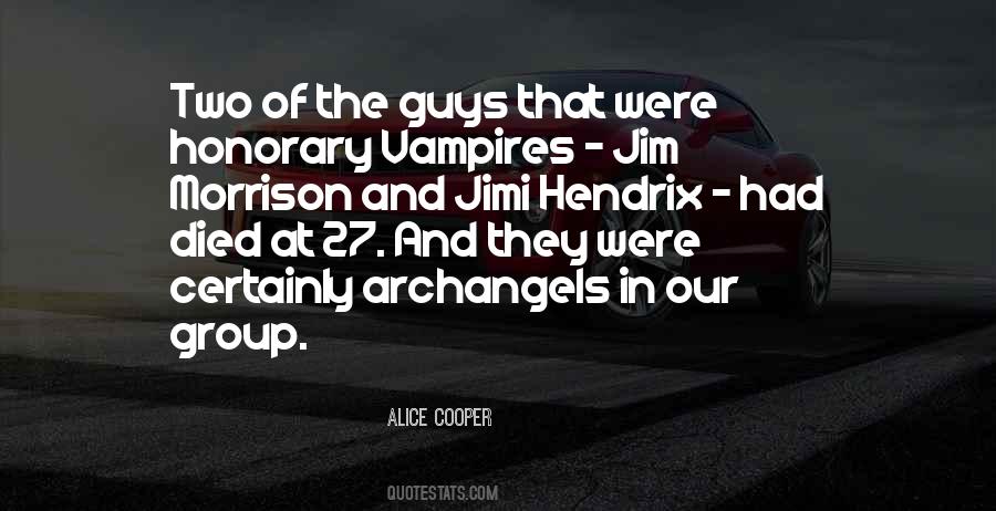 Quotes About Hendrix #347988