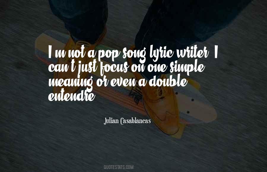 Pop Song Quotes #1070548