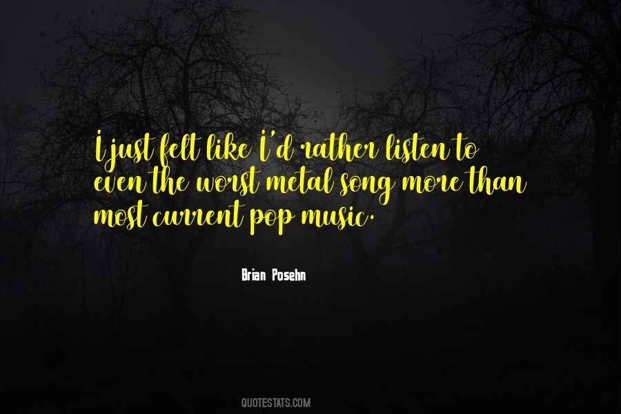 Pop Song Quotes #484571