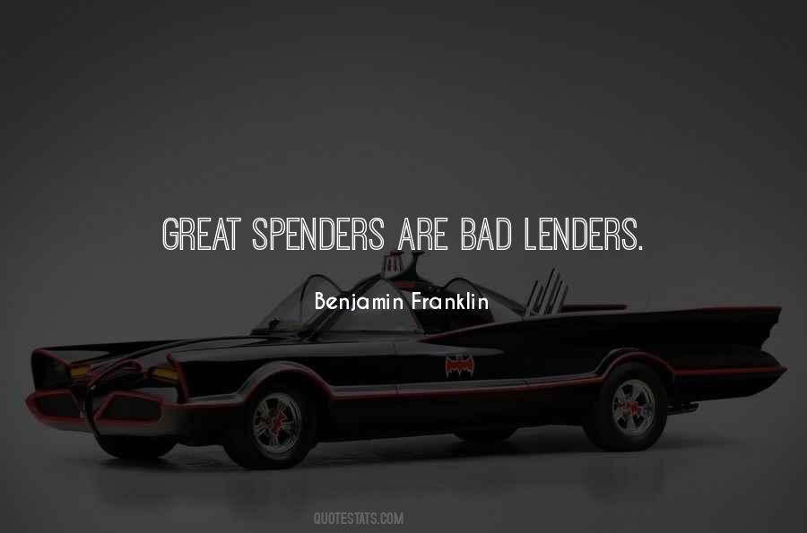 Quotes About Money Lenders #1153177