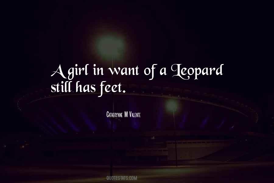 Quotes About A Leopard #1536474