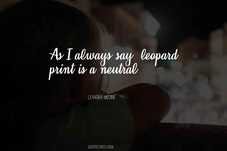 Quotes About A Leopard #1674834