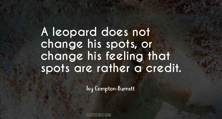 Quotes About A Leopard #245706