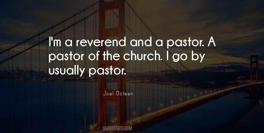Church Pastor Quotes #1099013