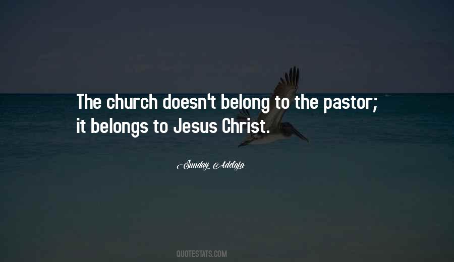 Church Pastor Quotes #1429317