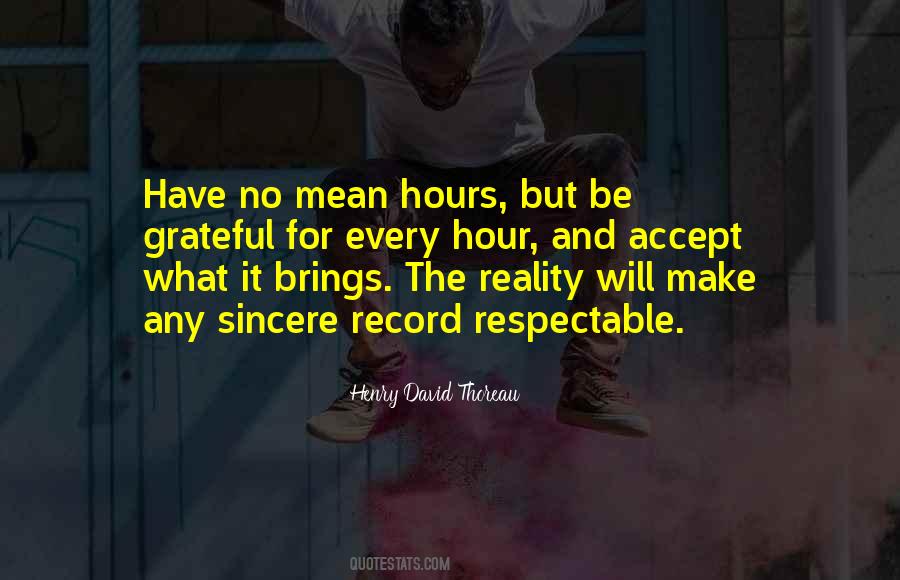 Hour What Quotes #117598