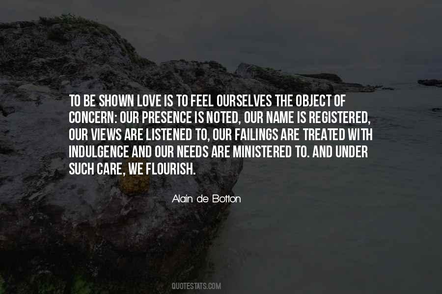 Love Is Shown Quotes #1599979