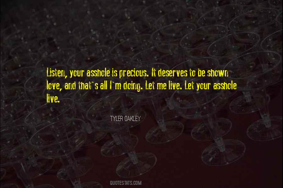 Love Is Shown Quotes #1788828