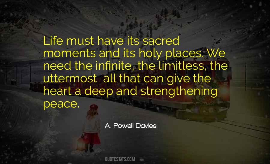 Sacred Moments Quotes #1217367