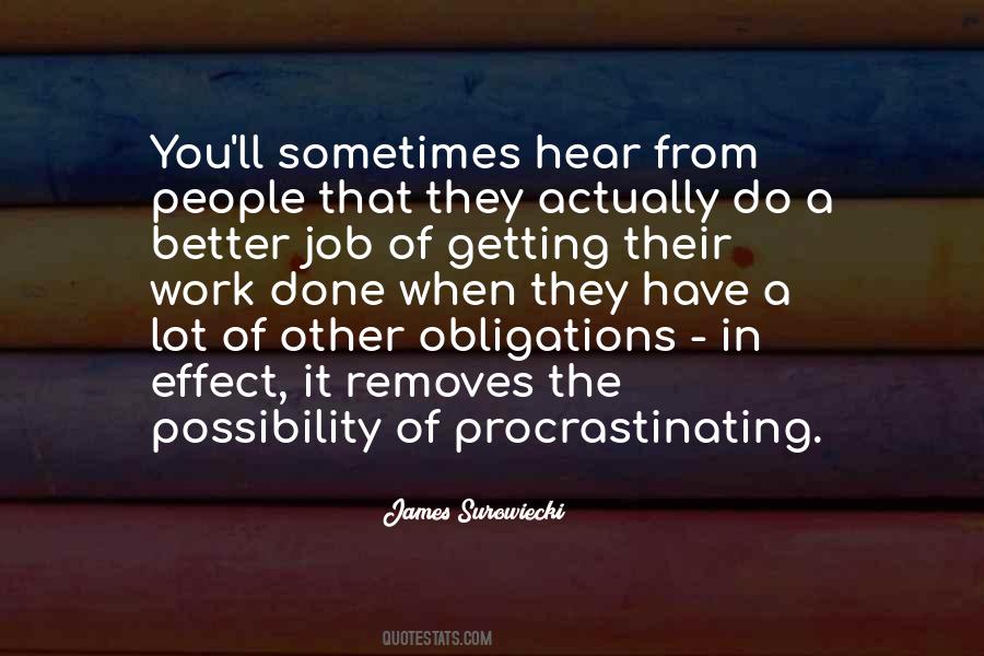 Quotes About Getting Work Done #254211