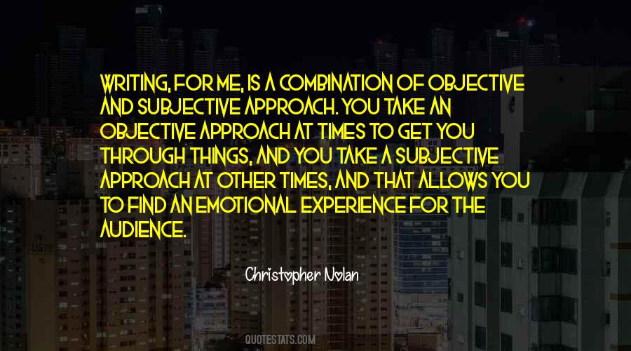 Subjective Experience Quotes #161729