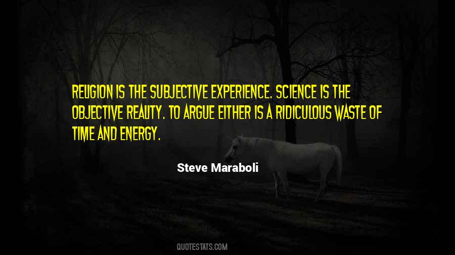 Subjective Experience Quotes #344495