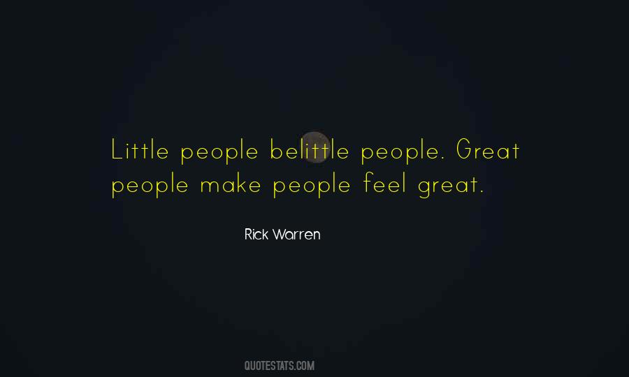 Belittle Others Quotes #666933