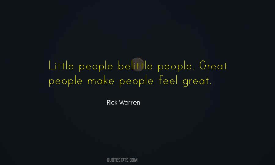 Belittle Others Quotes #666933