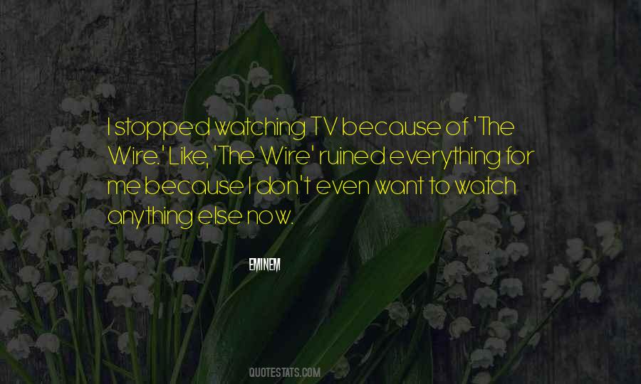 Me Watch Tv Quotes #304699