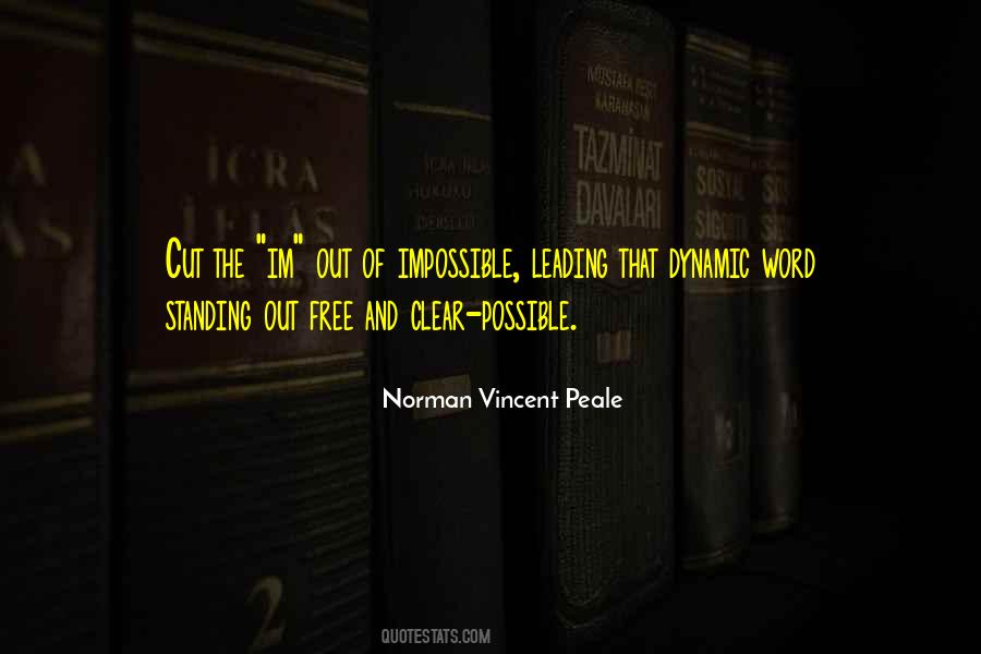 Quotes About The Word Impossible #978770
