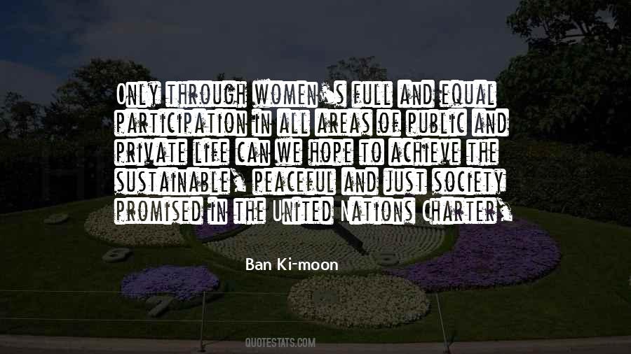 Peaceful Society Quotes #1181299