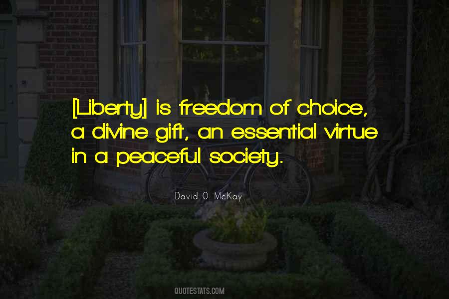 Peaceful Society Quotes #494864