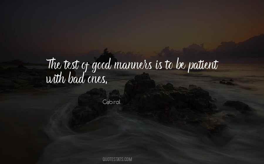 Quotes About Bad Manners #1597130