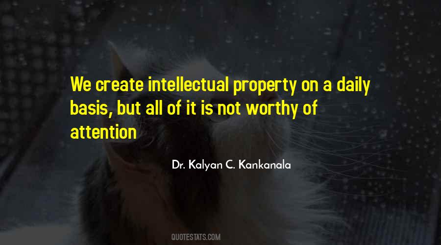 Quotes About Intellectual Property #1652240