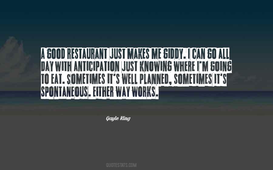 Quotes About Good Anticipation #100996