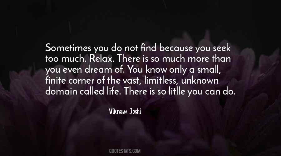 So So Finite Quotes #228344