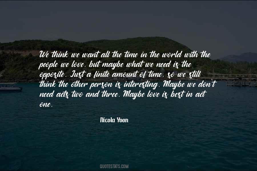 So So Finite Quotes #923754