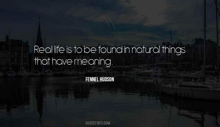 Nature Life Quotes #58592