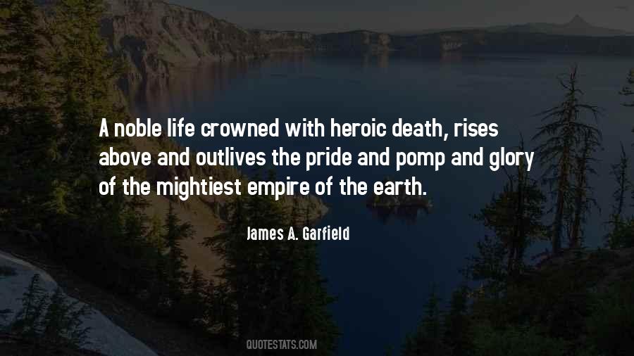 Noble Death Quotes #1497944