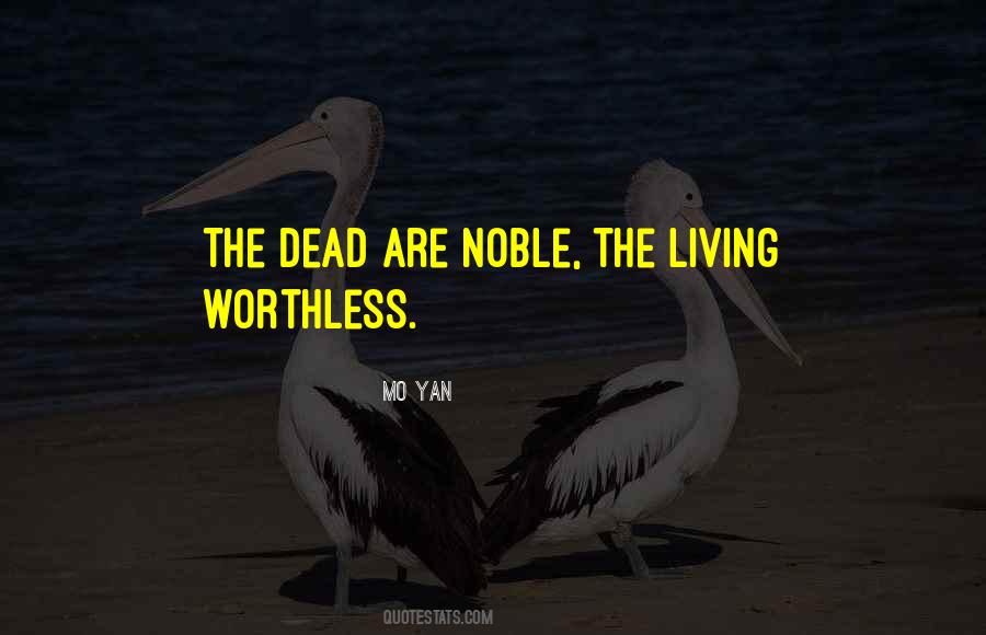 Noble Death Quotes #1529079