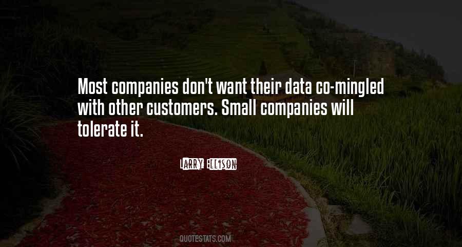 Quotes About Small Companies #13927