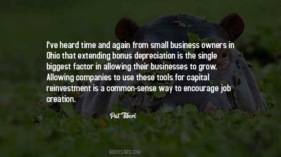 Quotes About Small Companies #1401207