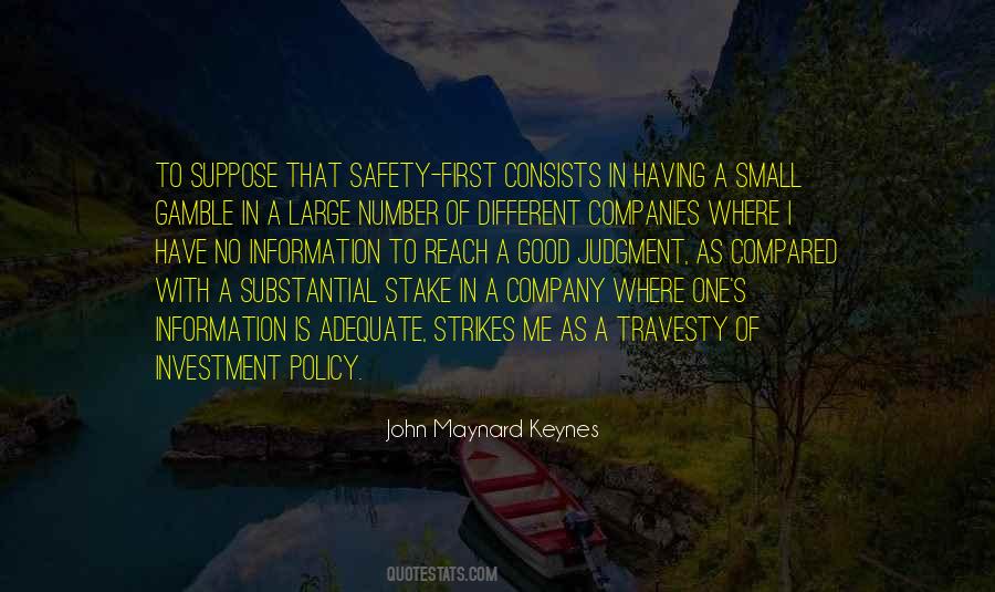 Quotes About Small Companies #1482280