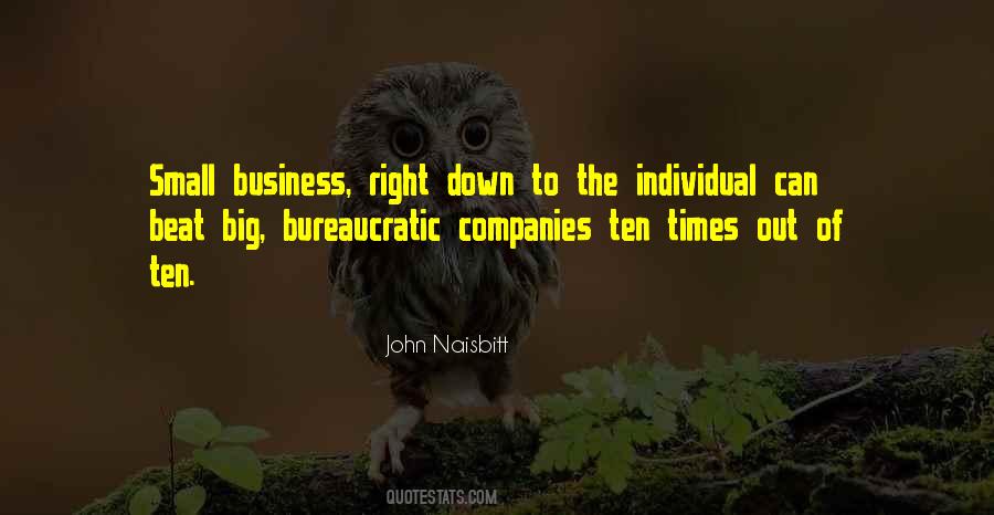 Quotes About Small Companies #1661596