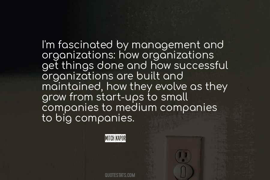 Quotes About Small Companies #448639