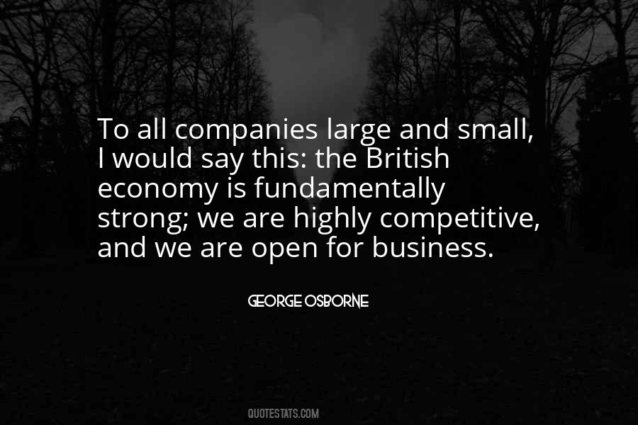 Quotes About Small Companies #462351