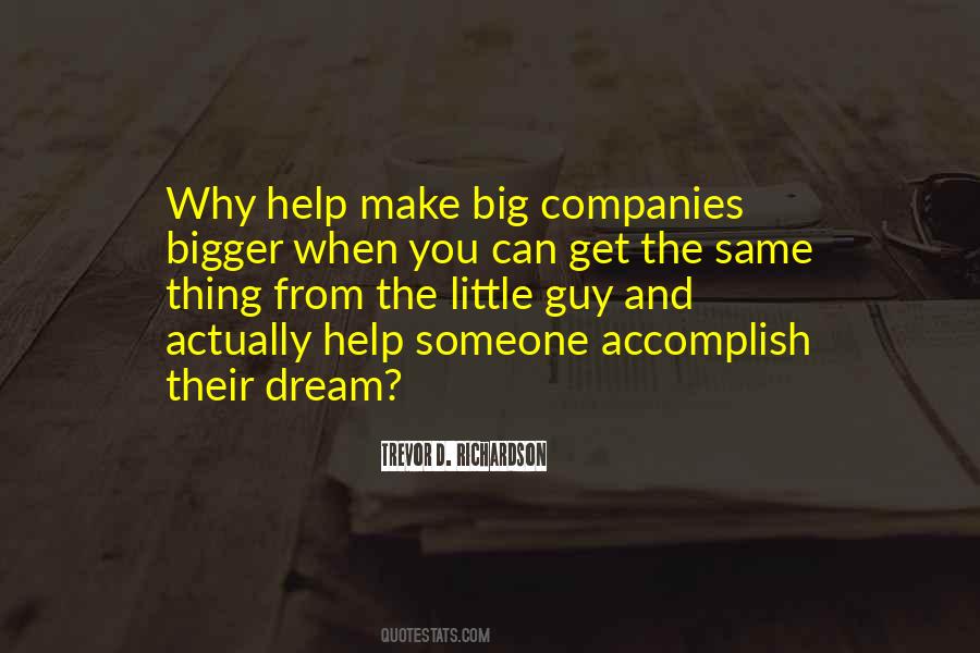 Quotes About Small Companies #852334