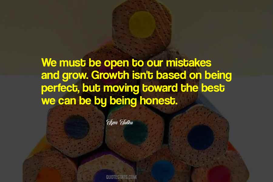 Quotes About Honest Mistakes #1849752