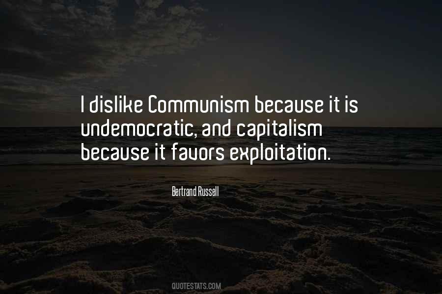 Quotes About Capitalism And Communism #67161