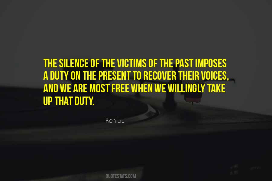 Quotes About Voices From The Past #779358