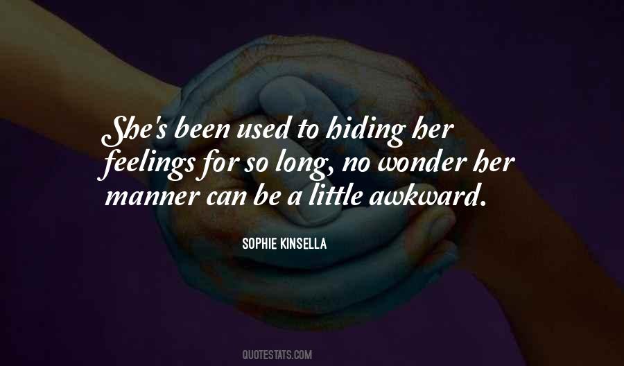 Quotes About Hiding Feelings #1166277