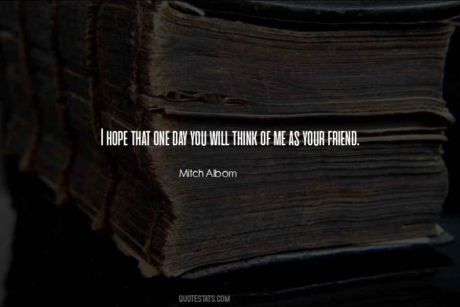 For One More Day Mitch Albom Quotes #280154