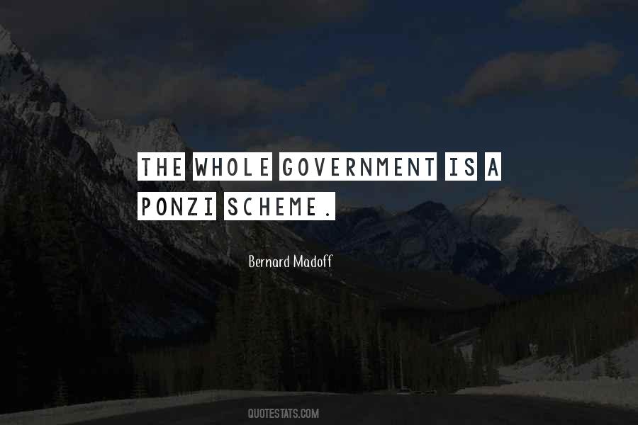 Quotes About Ponzi Scheme #1647071